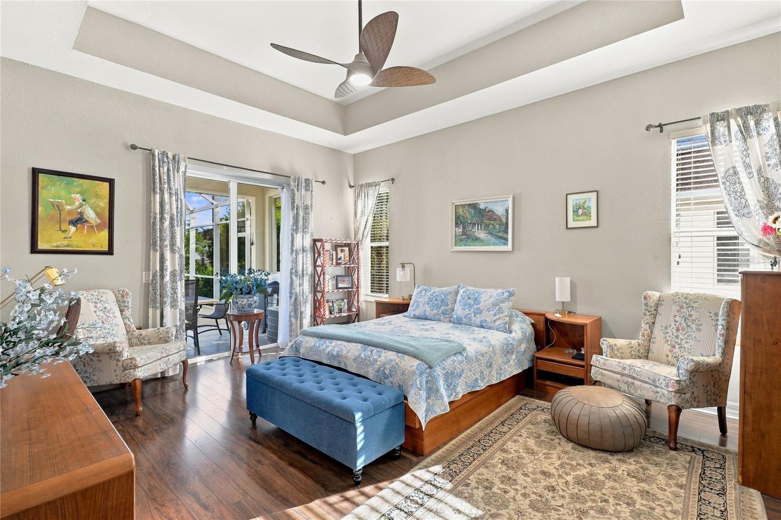 Master Bedroom with own access to the lanai