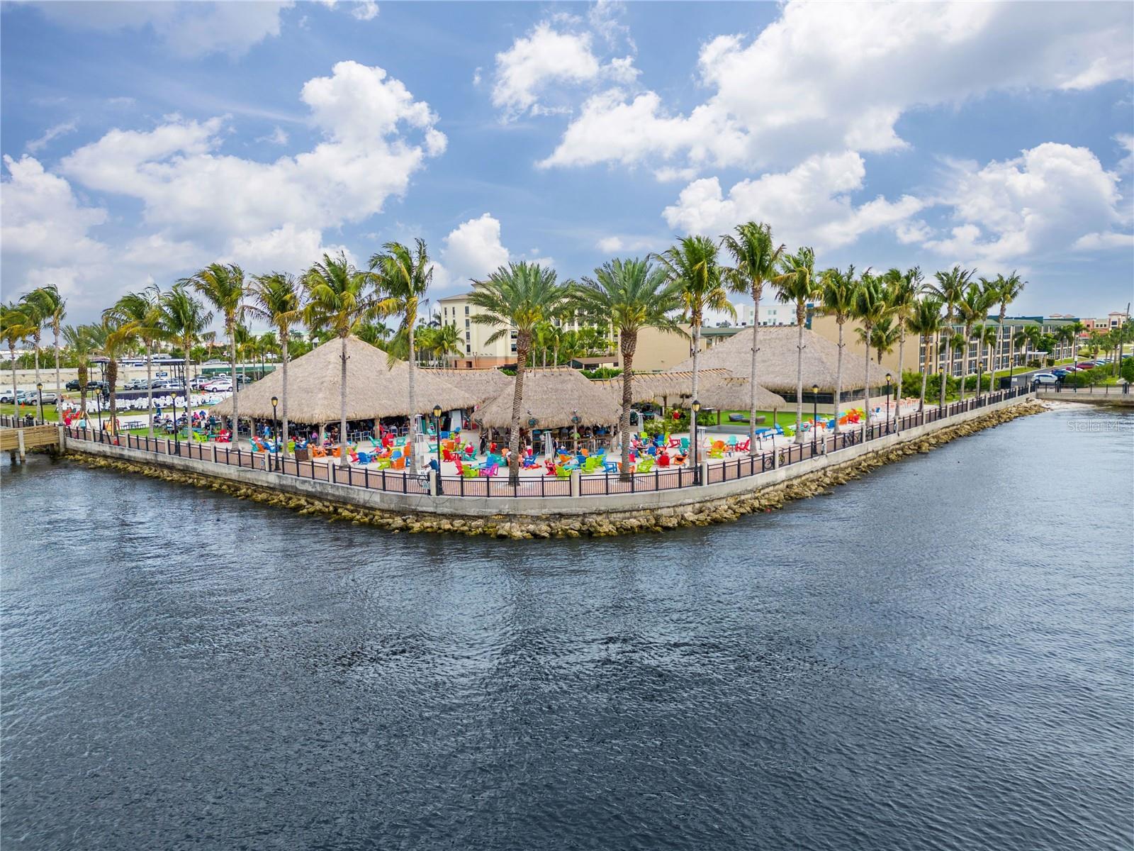 famous Tiki-Bar in Punta Gorda