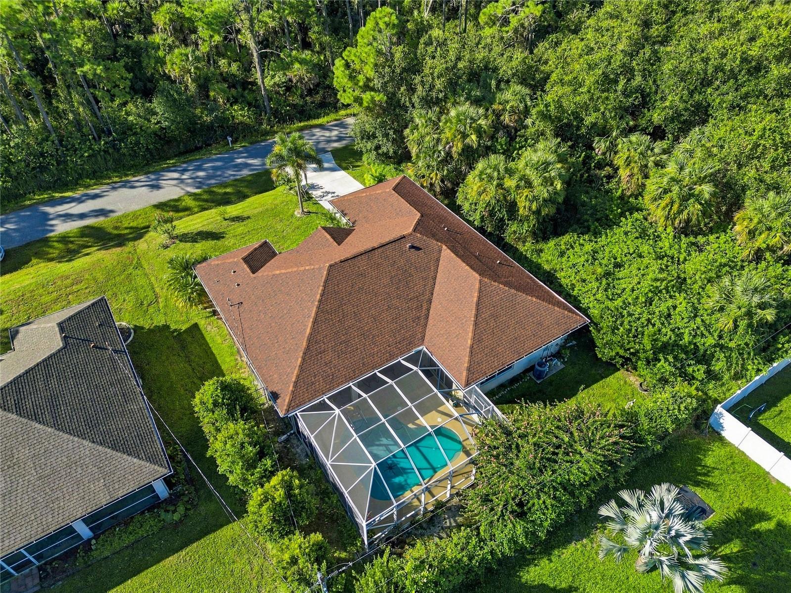 private backyard