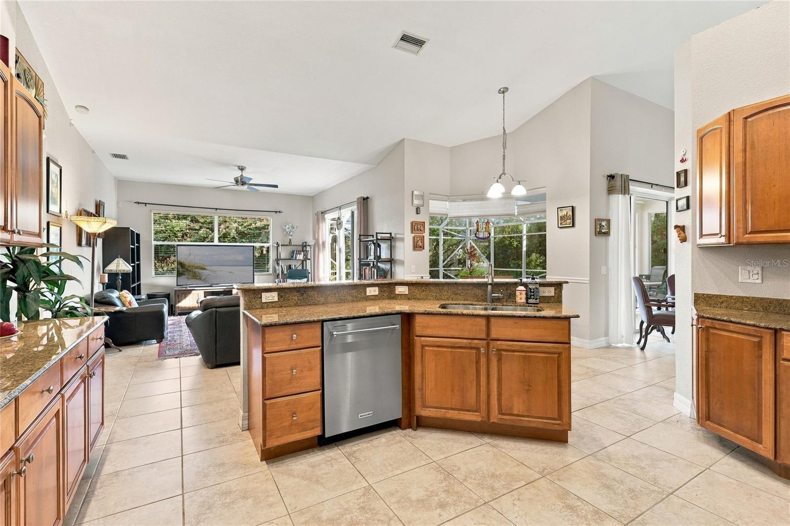 open floor plan