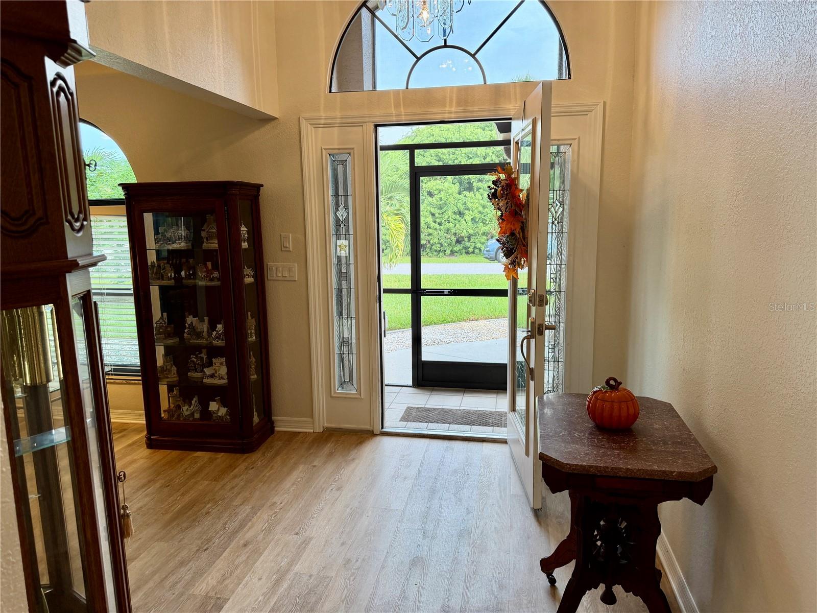 Looking toward the front door