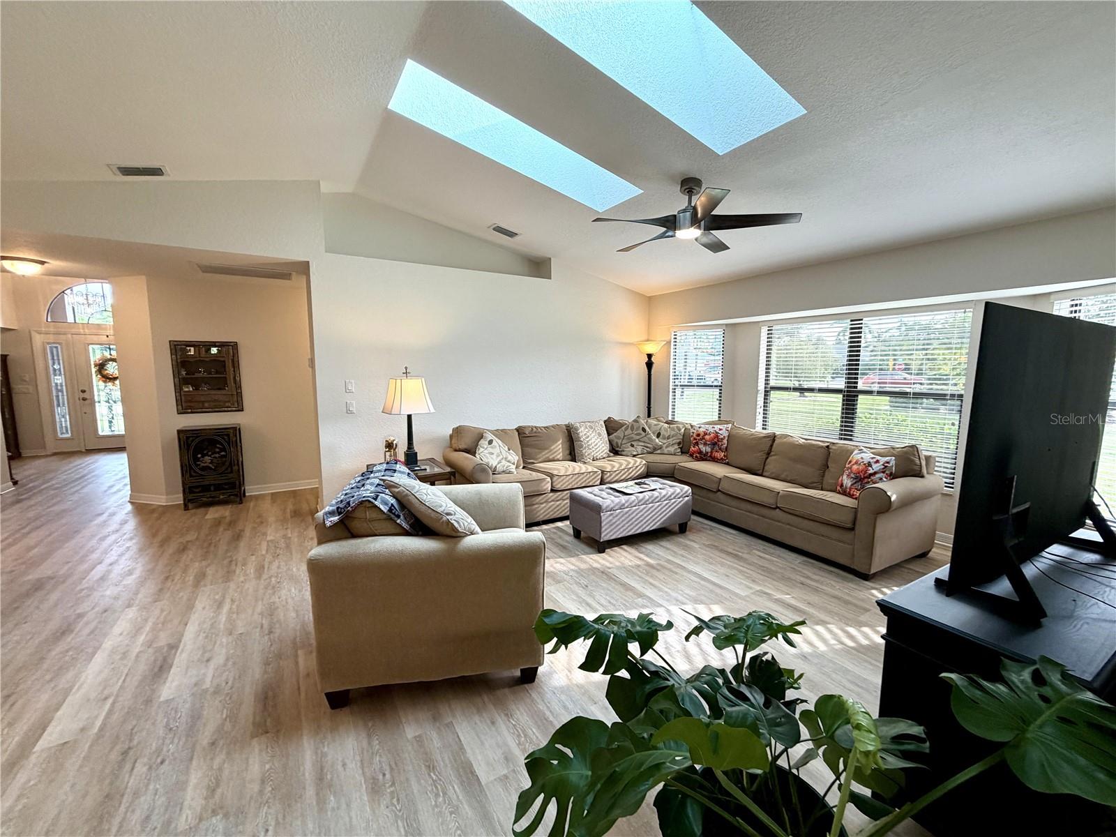 Skylights were replaced with the new roof 2023