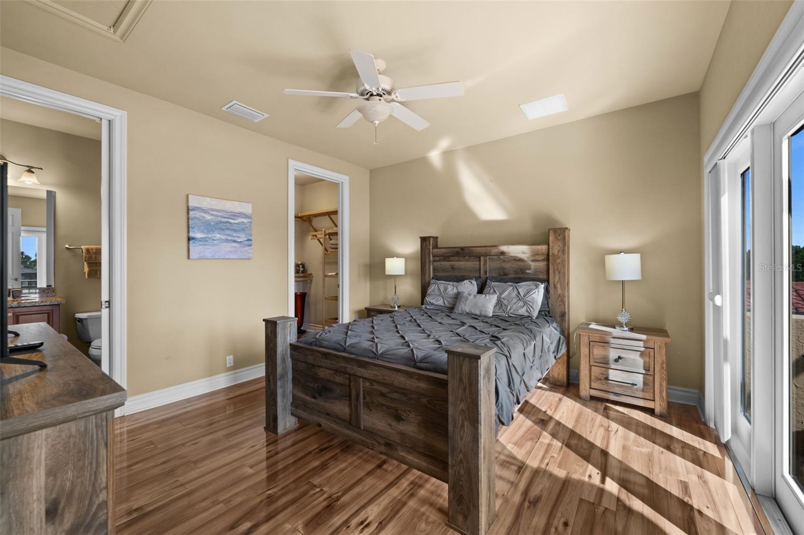 3rd Bedroom upstairs is a Junior Suite with Walk In Closet and Full Bath