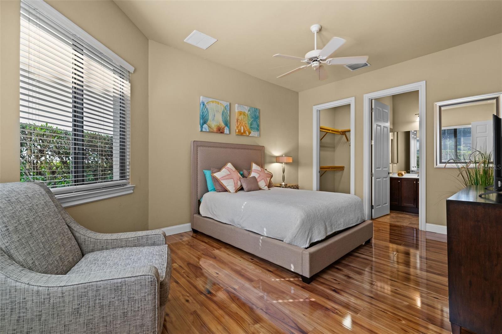 2nd Bedroom is also a Junior Suite with Walk in Closet and full bath