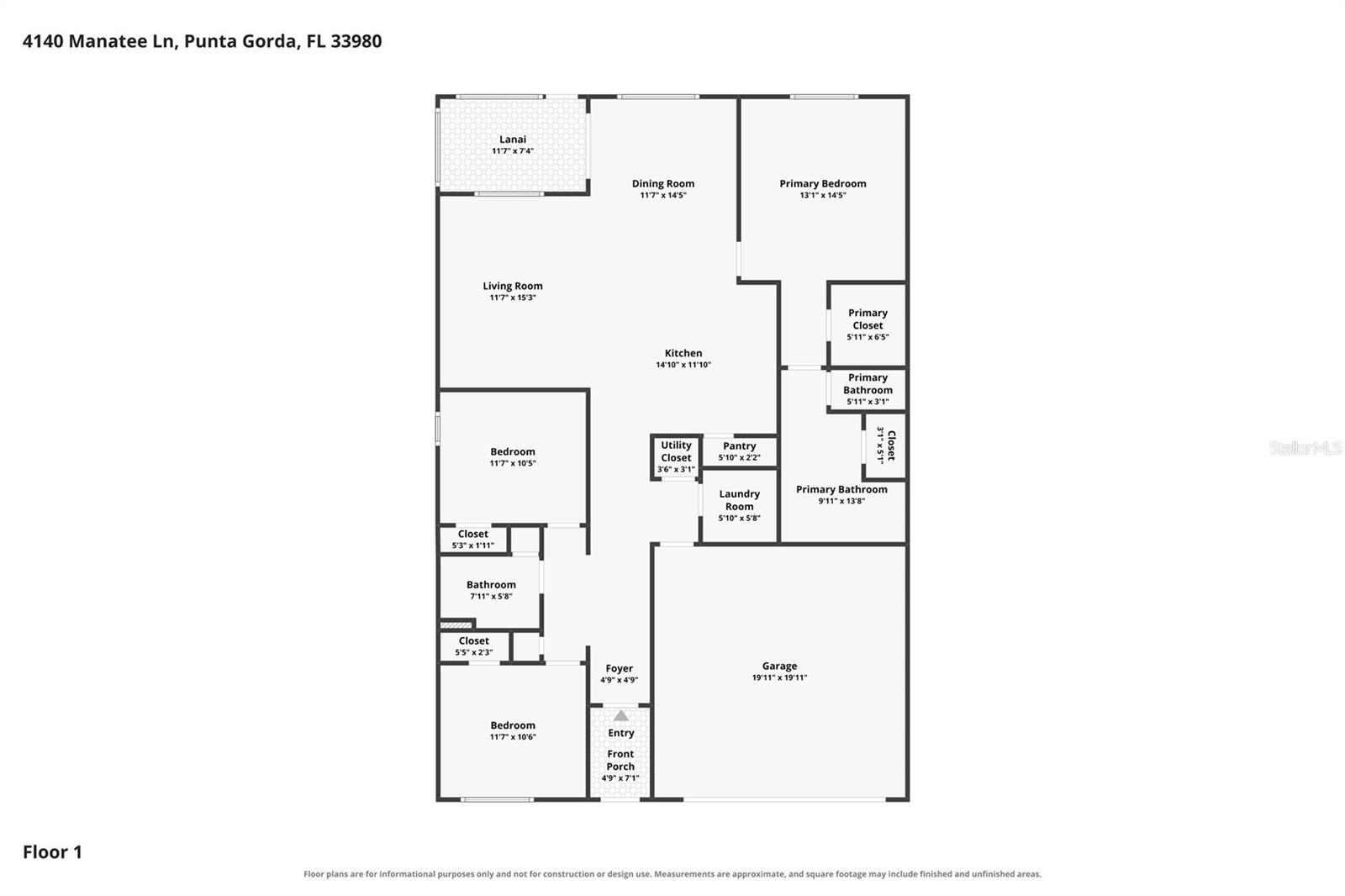 4140 MANATEE LANE, Port Charlotte, FL 33980