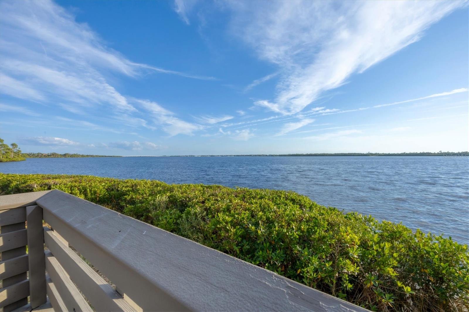 Riverwalk Pier with a magnificent view of the Myakka River