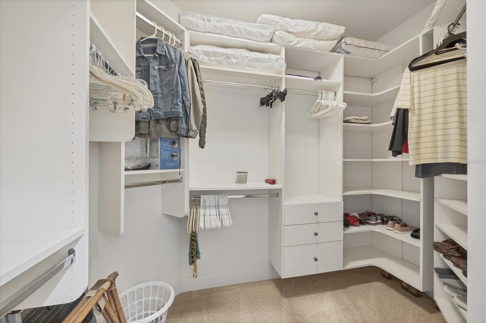 Primary Bedroom - Custom Walk-In Closet