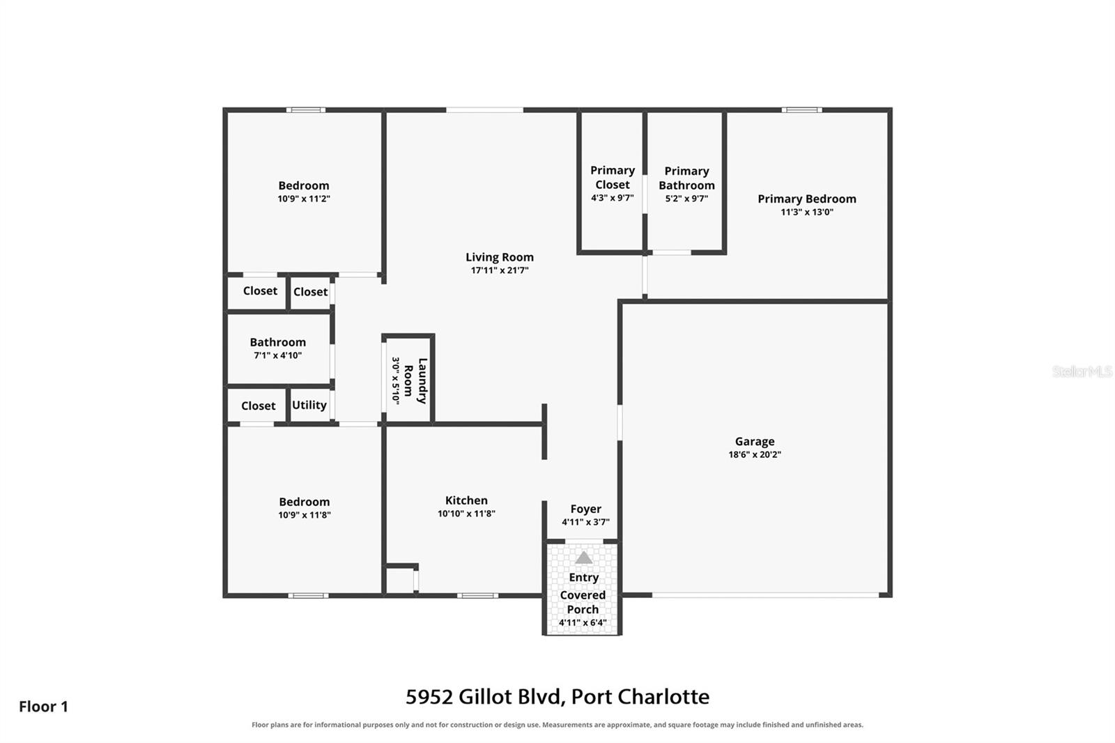 5952 GILLOT BOULEVARD, Port Charlotte, FL 33981