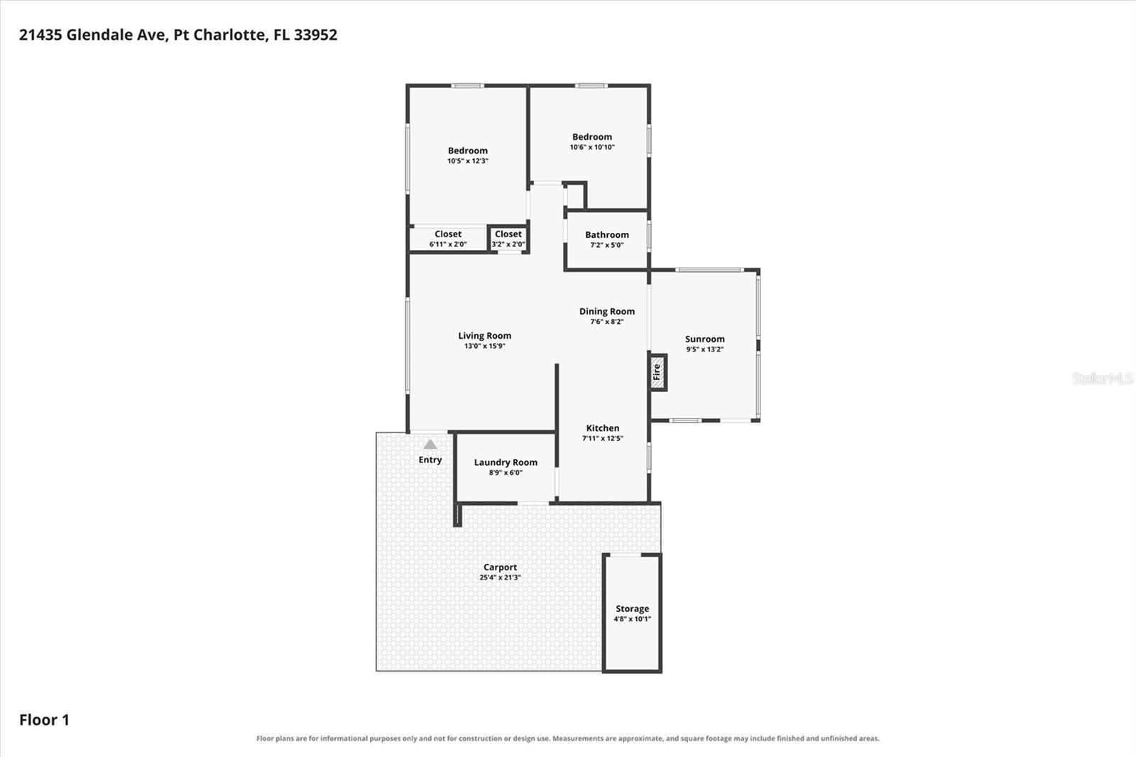 21435 GLENDALE AVENUE, Port Charlotte, FL 33952