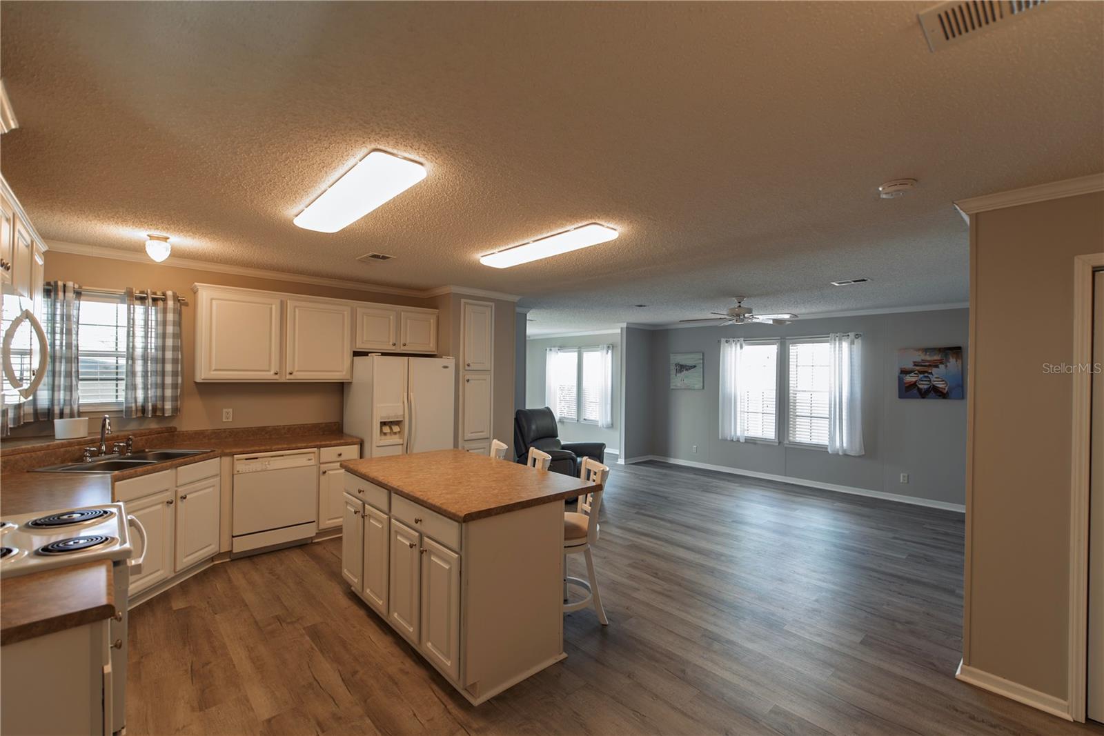 Kitchen and Living Area