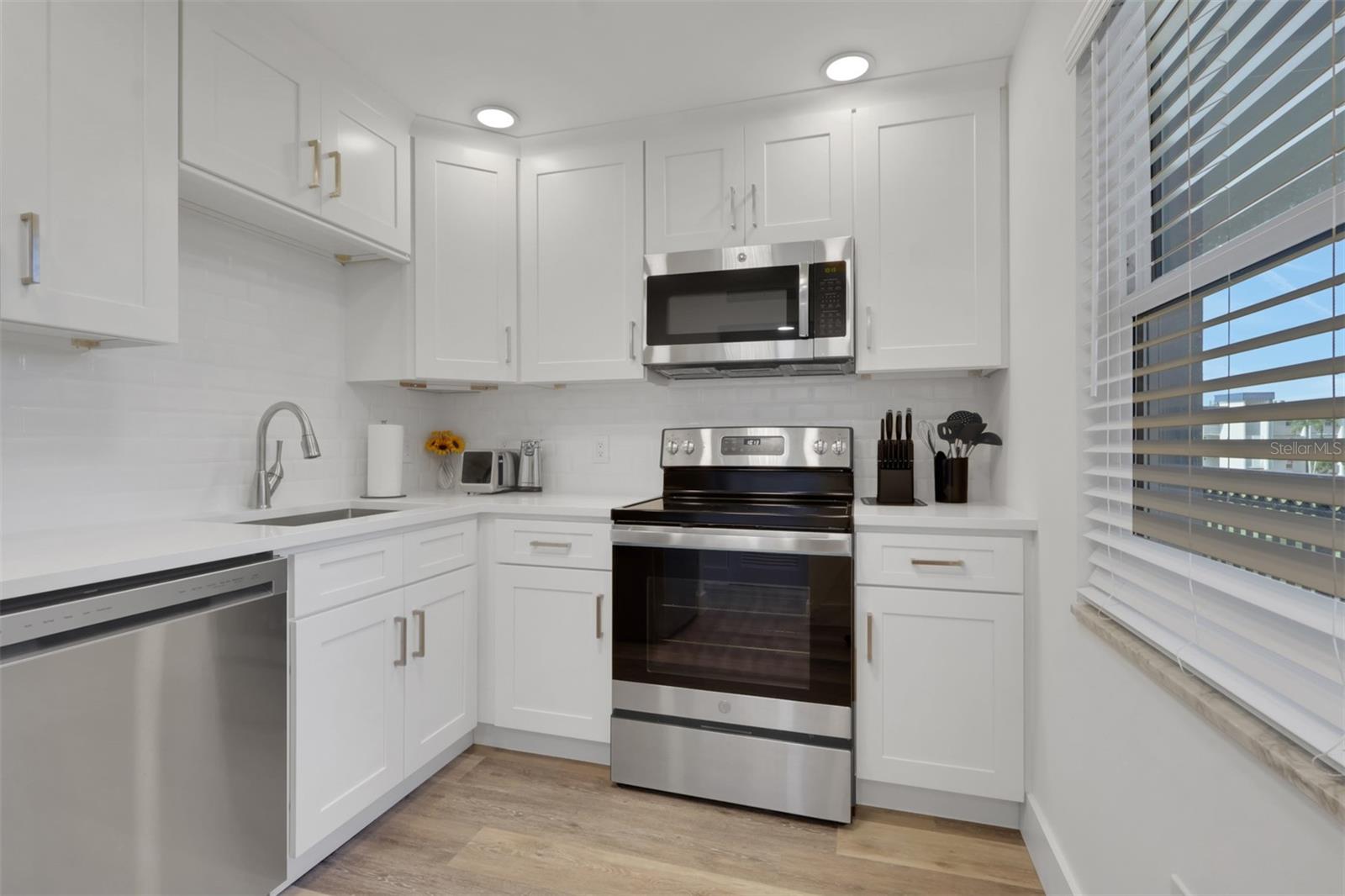 Remodeled kitchen