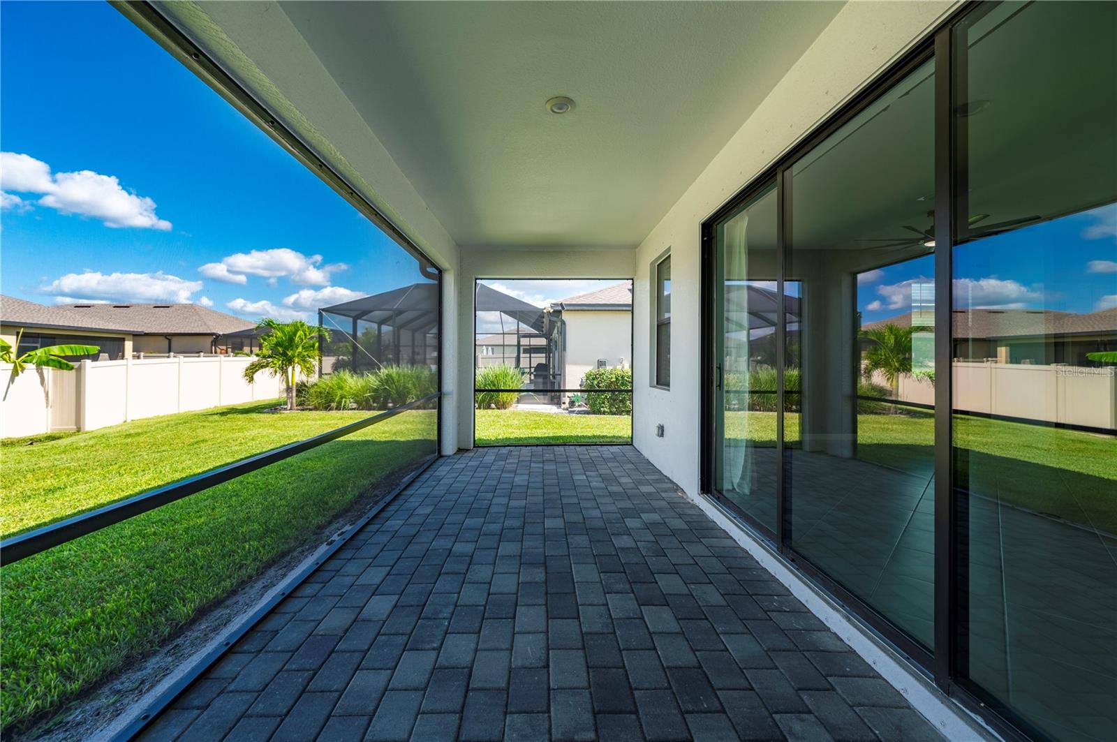 Large Paved Lanai
