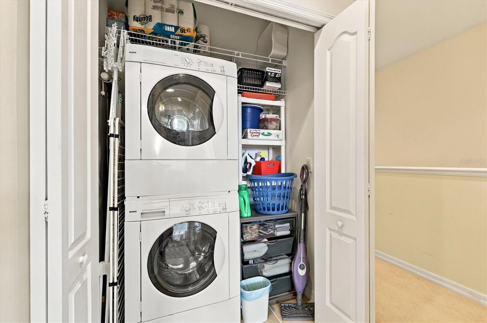 Laundry closet