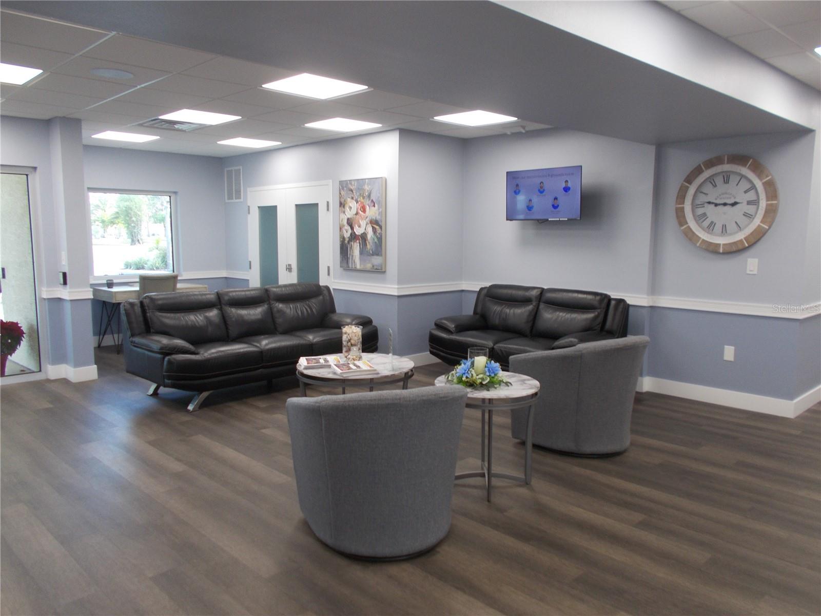 Lobby in the Rec Center