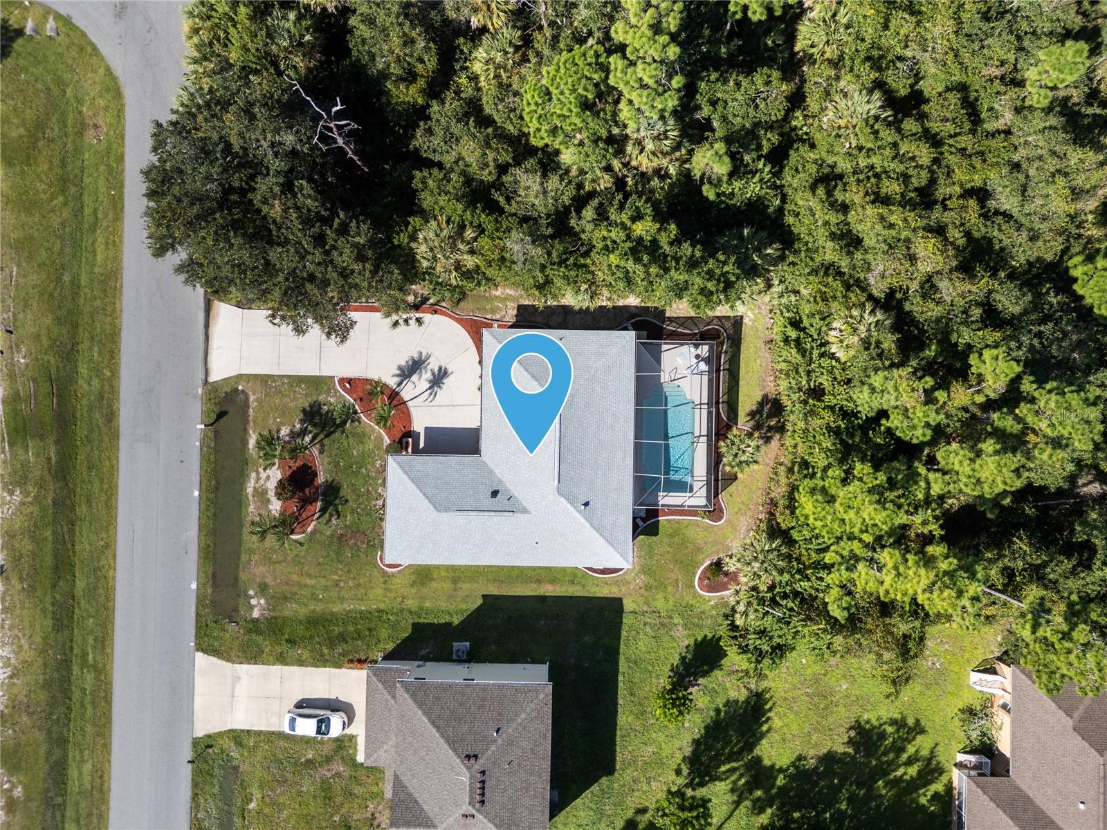 Drone view of your new home.