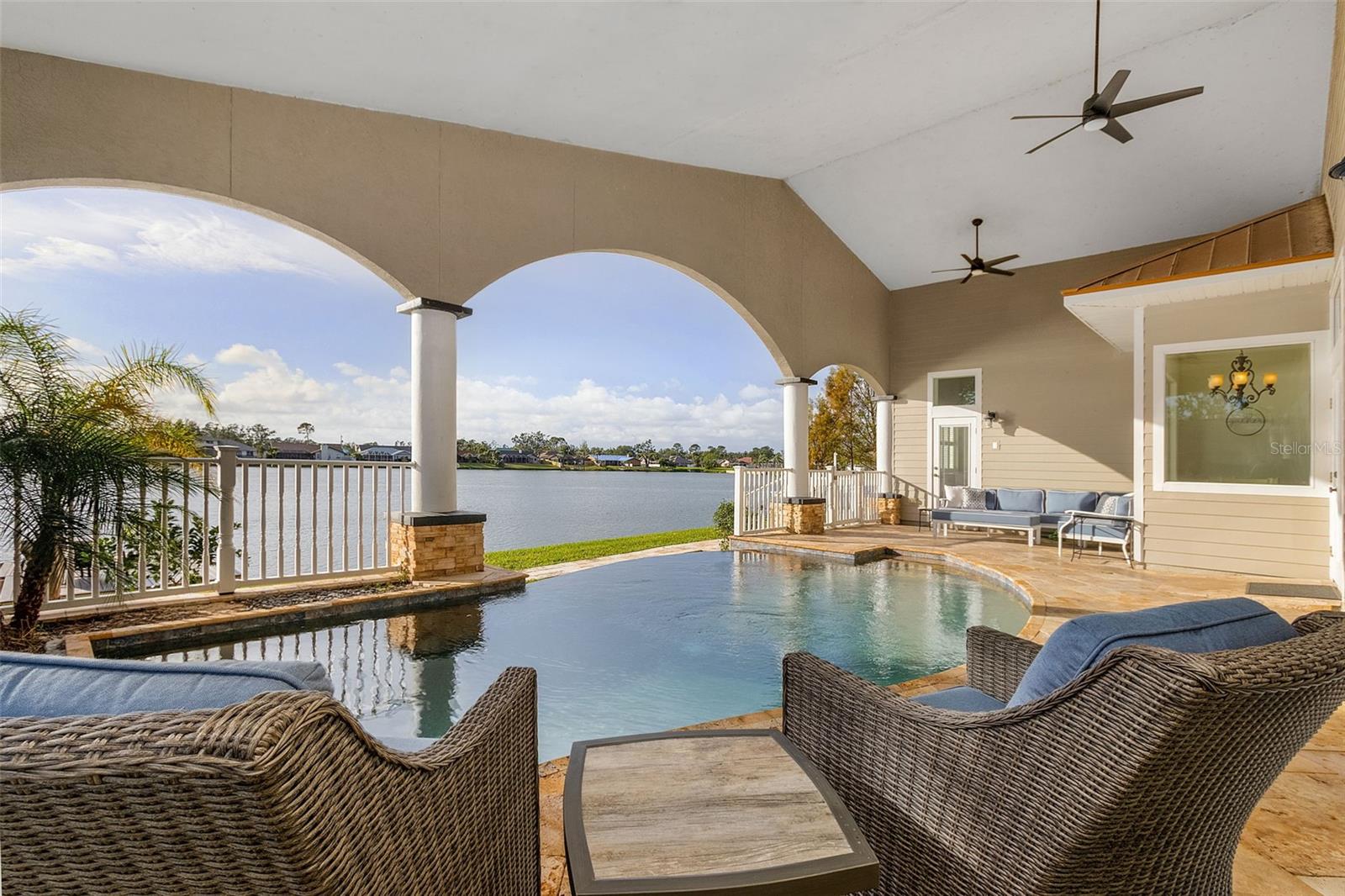Large and stunning private pool area.
