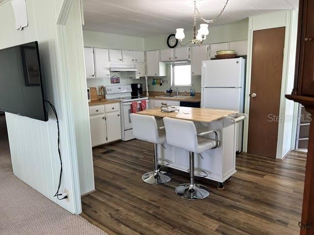 Kitchen from living room