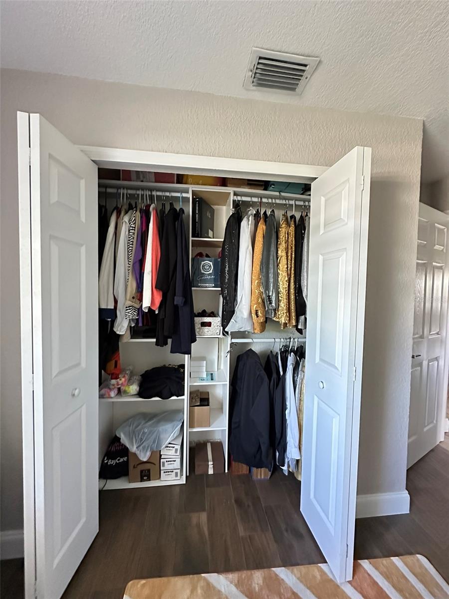 3rd bedroom closet organizer