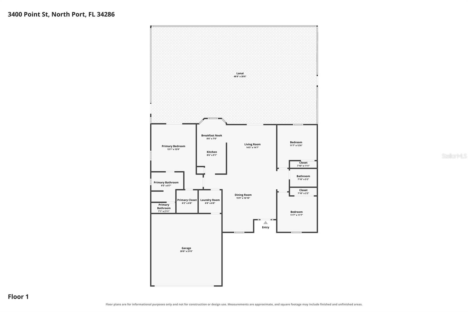 3400 POINT STREET, North Port, FL 34286