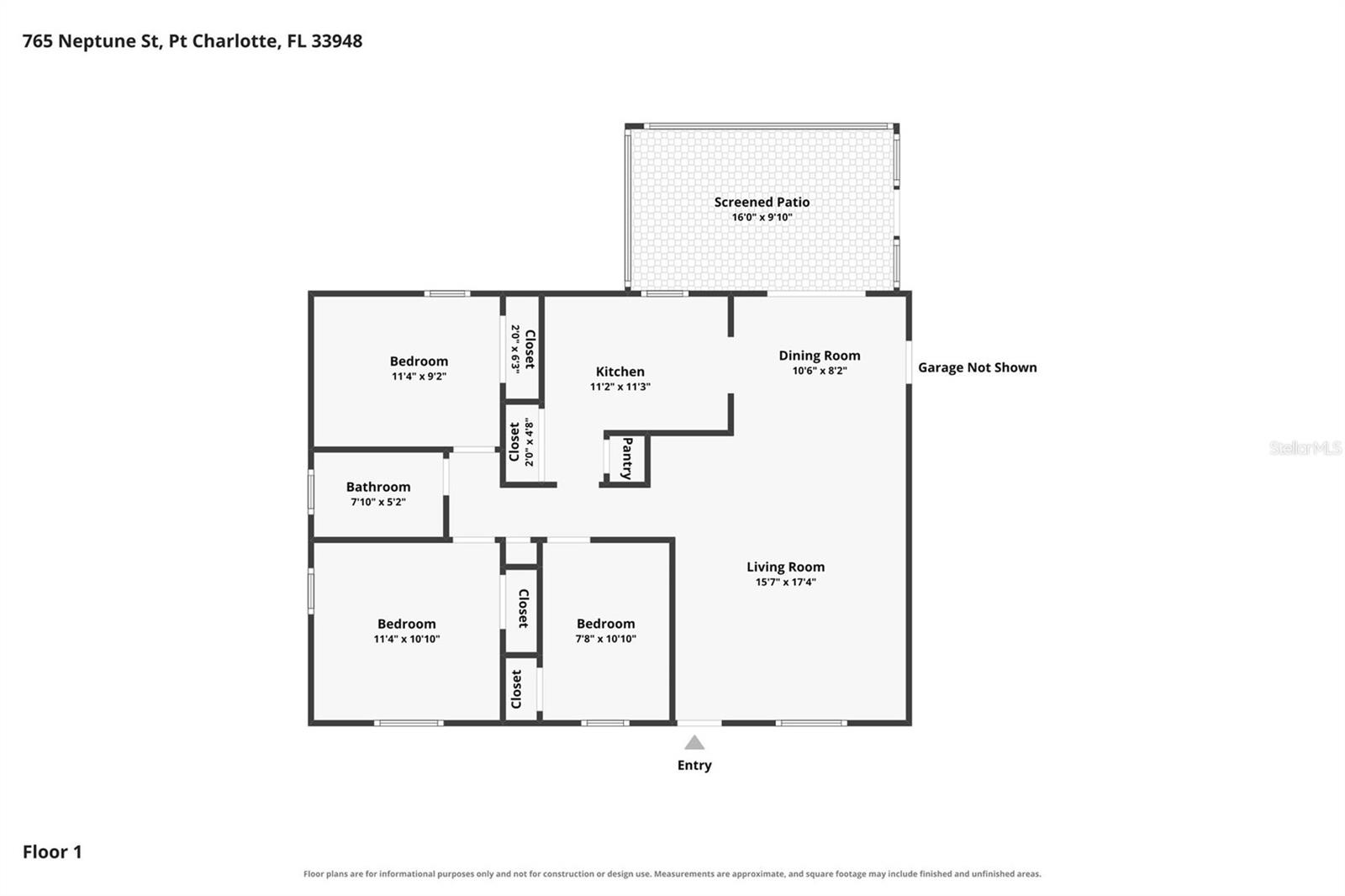 765 NEPTUNE STREET, Port Charlotte, FL 33948