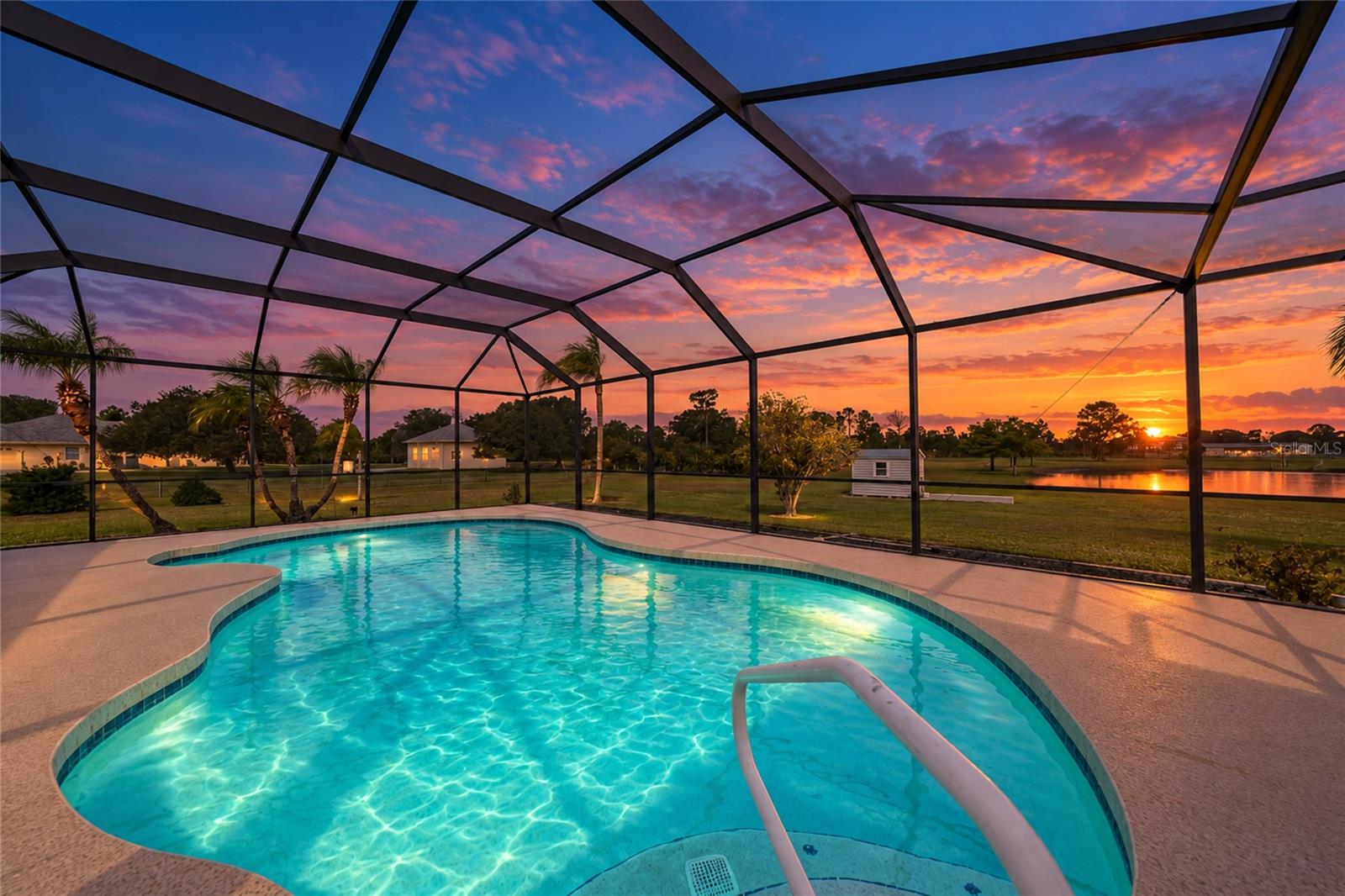 Virtual Removal of Pool Cover and Photographer Enhanced Lighting Virtual Removal of Pool Cover and Photographer Enhanced Lighting
