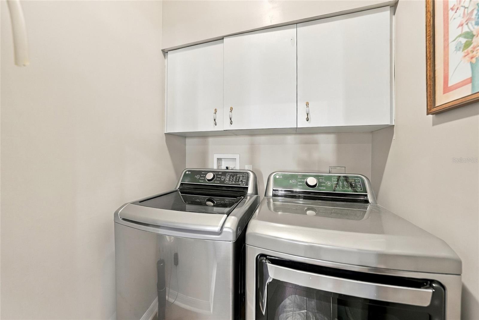 Laundry with Cabinets
