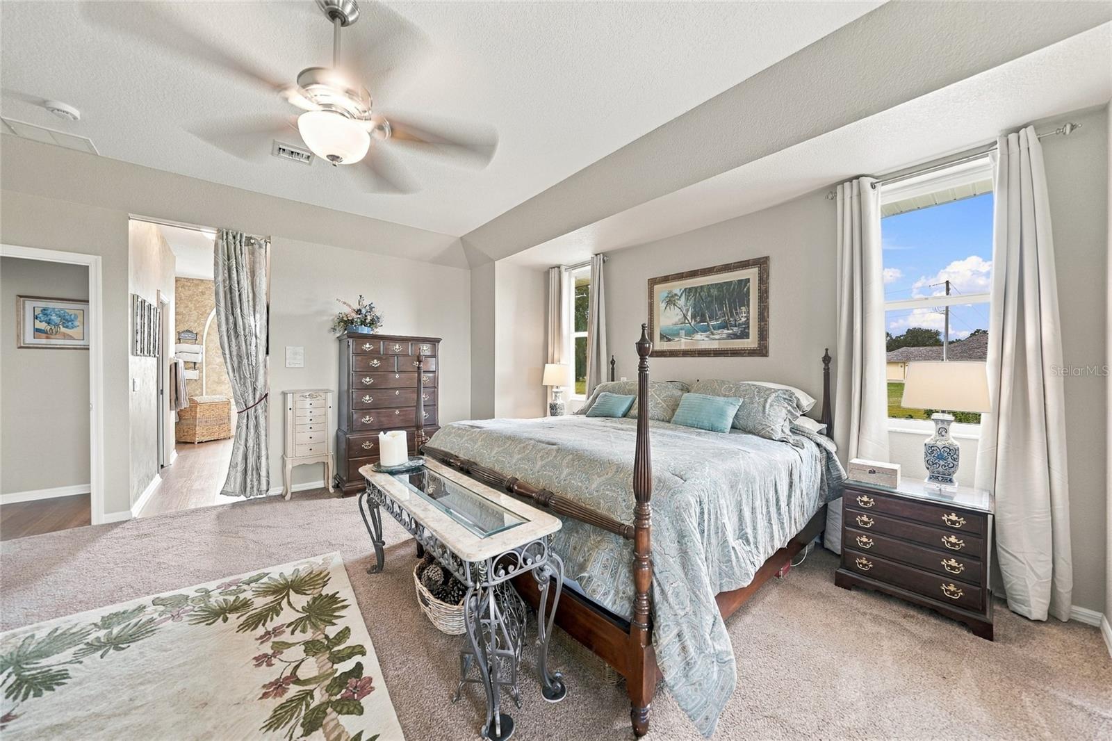 HUGE Primary Suite with Entrance to the Lanai/Pool, NEW Carpet