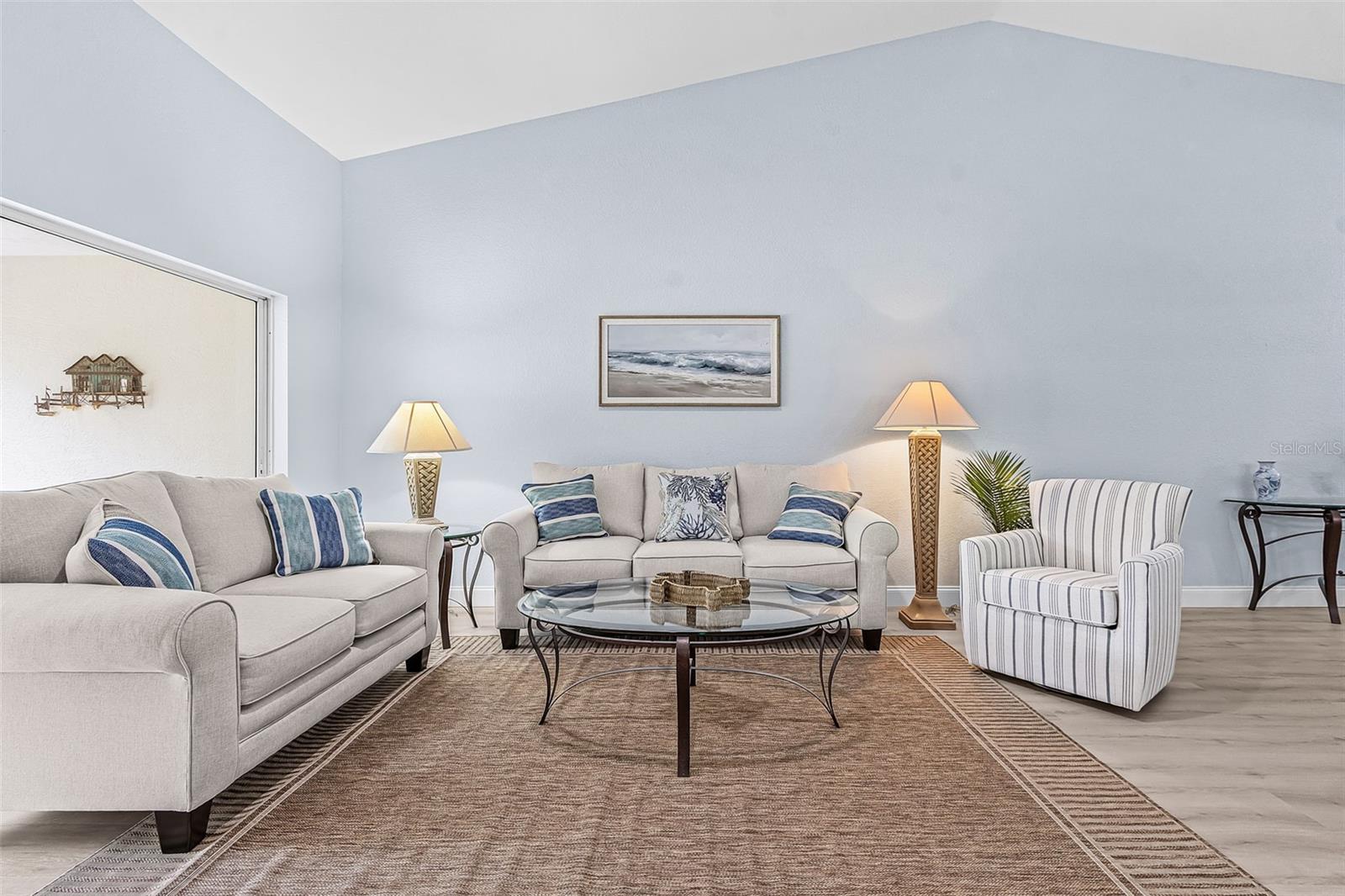 Spacious open floor plan