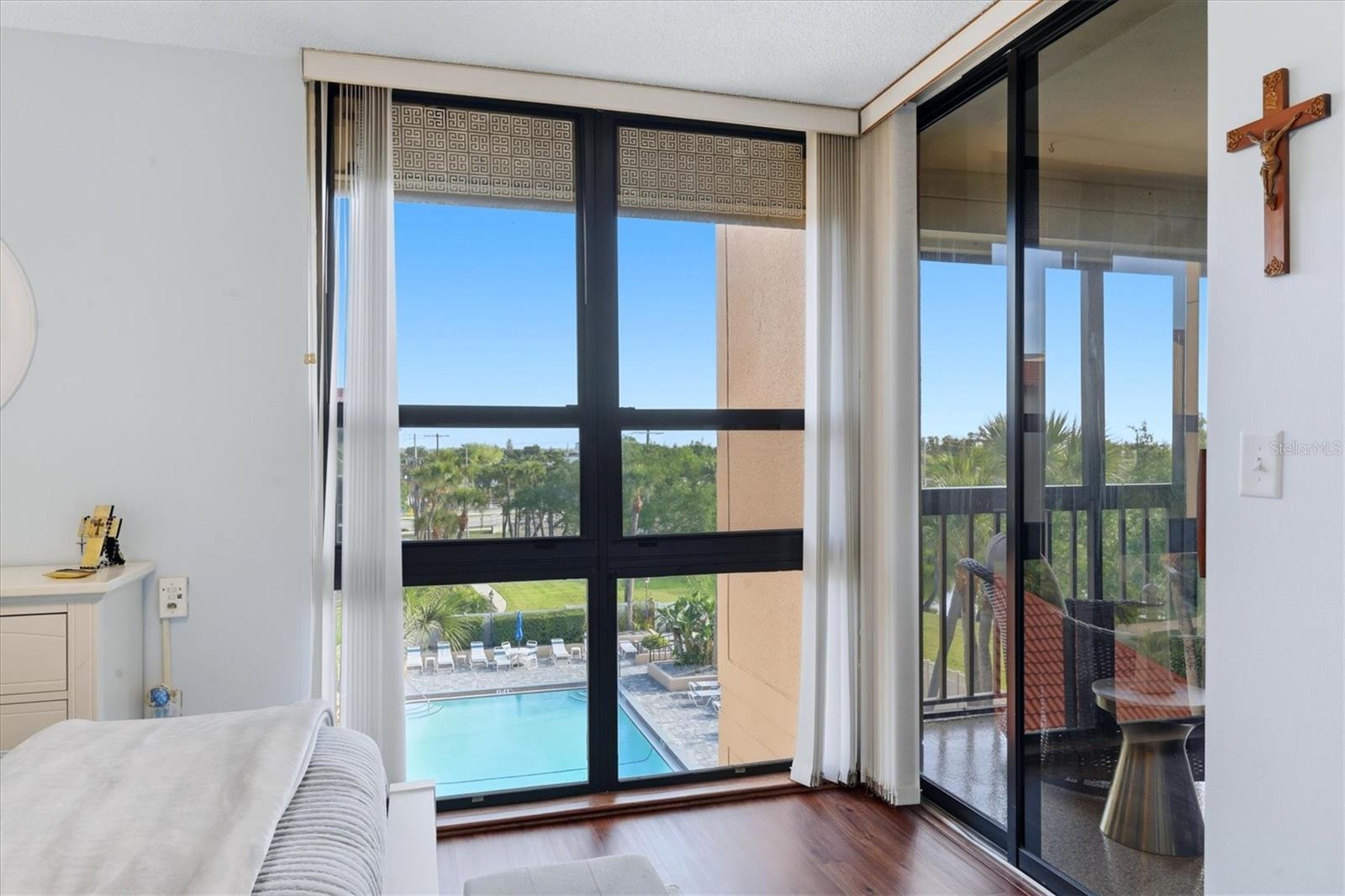 Sliders to Lanai from primary bedroom