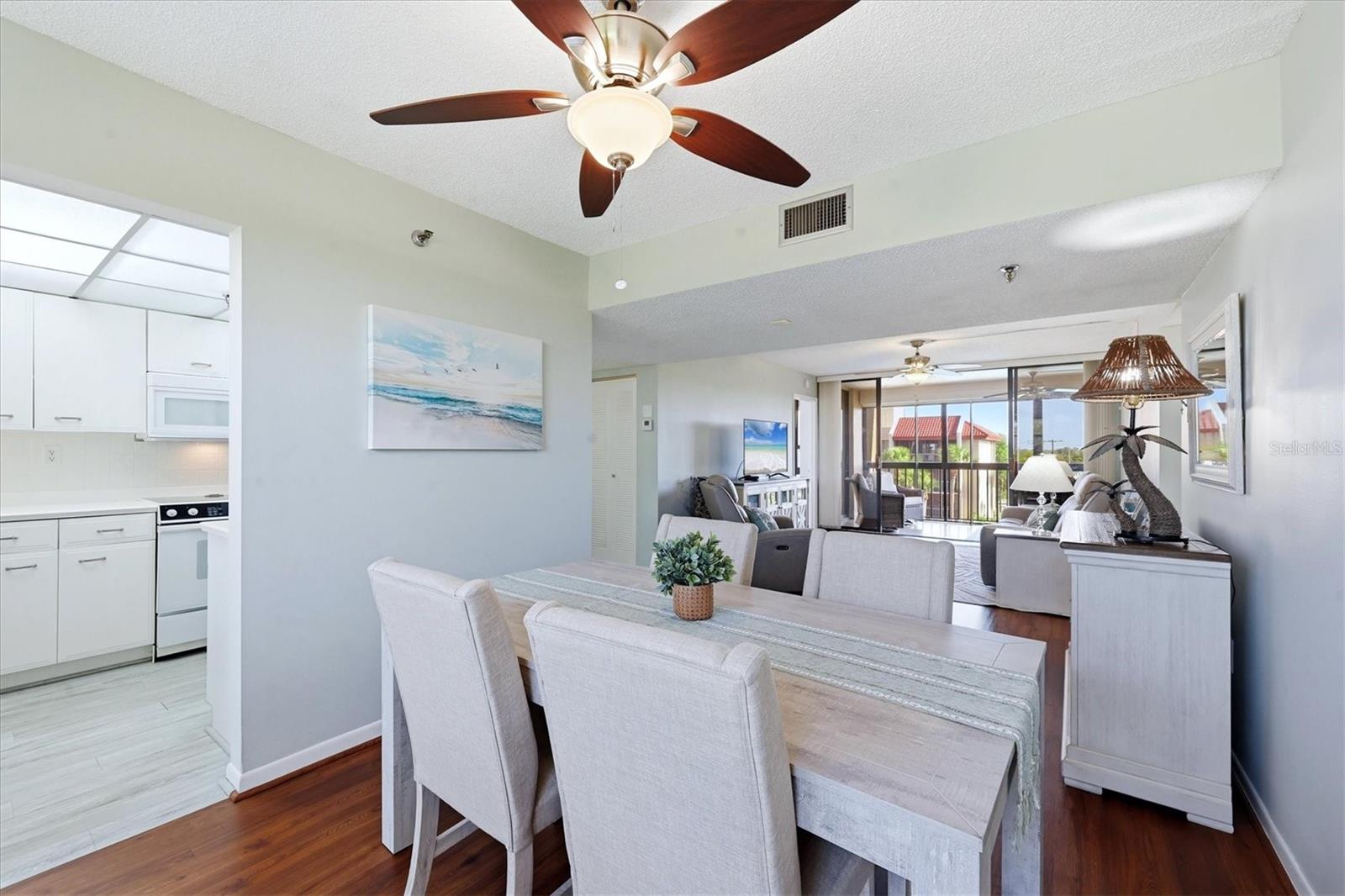 Dining Room with sight of the kitchen