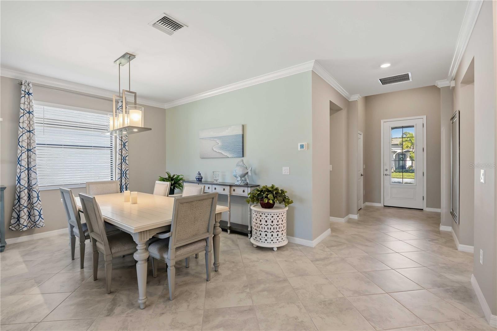 Custom paint and crown molding