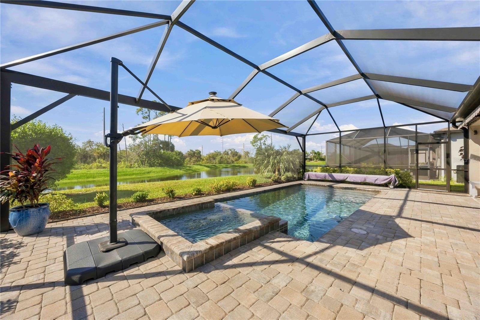 Imagine spending your days enjoying this pool and view!