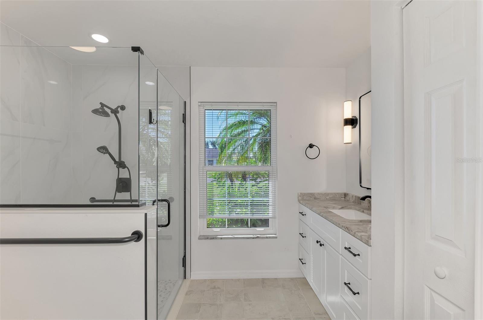 New Shower and Shower Door