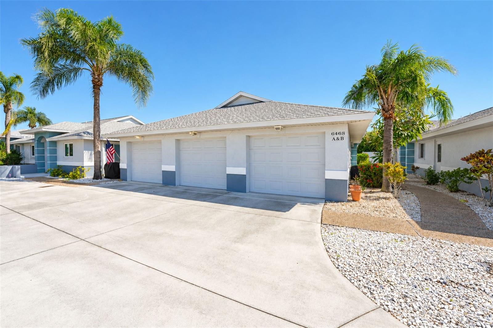 The walkway from the garage/parking area to your new condo!