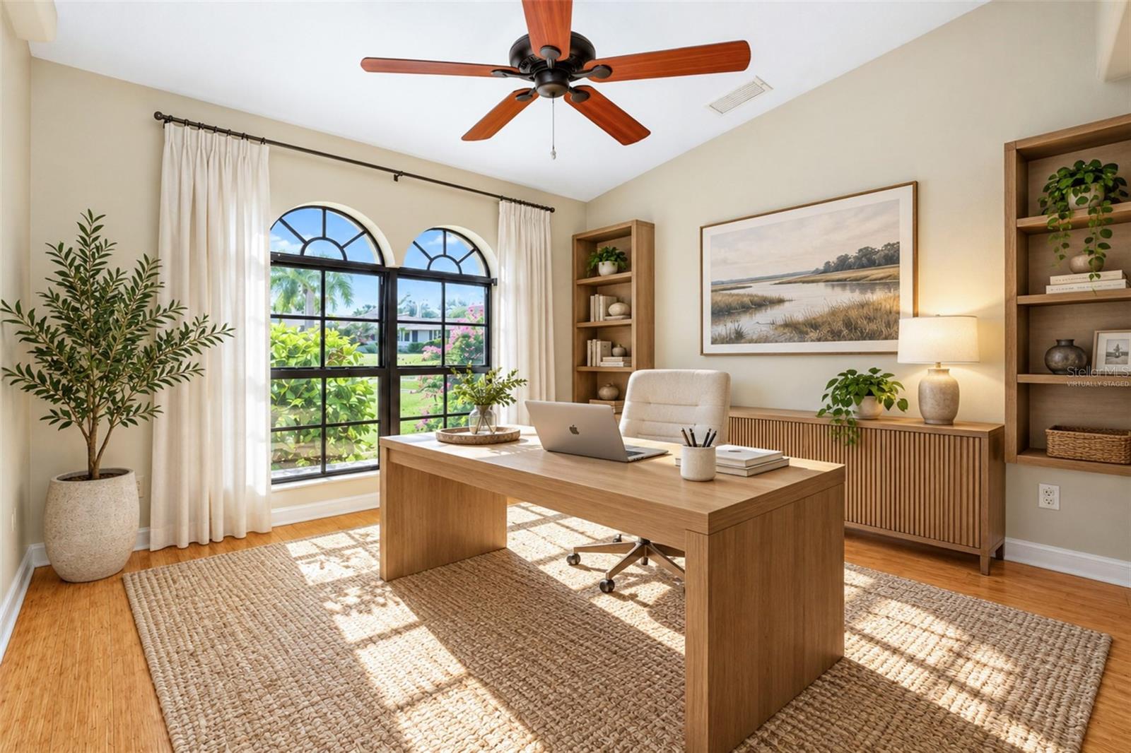 Virtually Staged Den/Flex Room