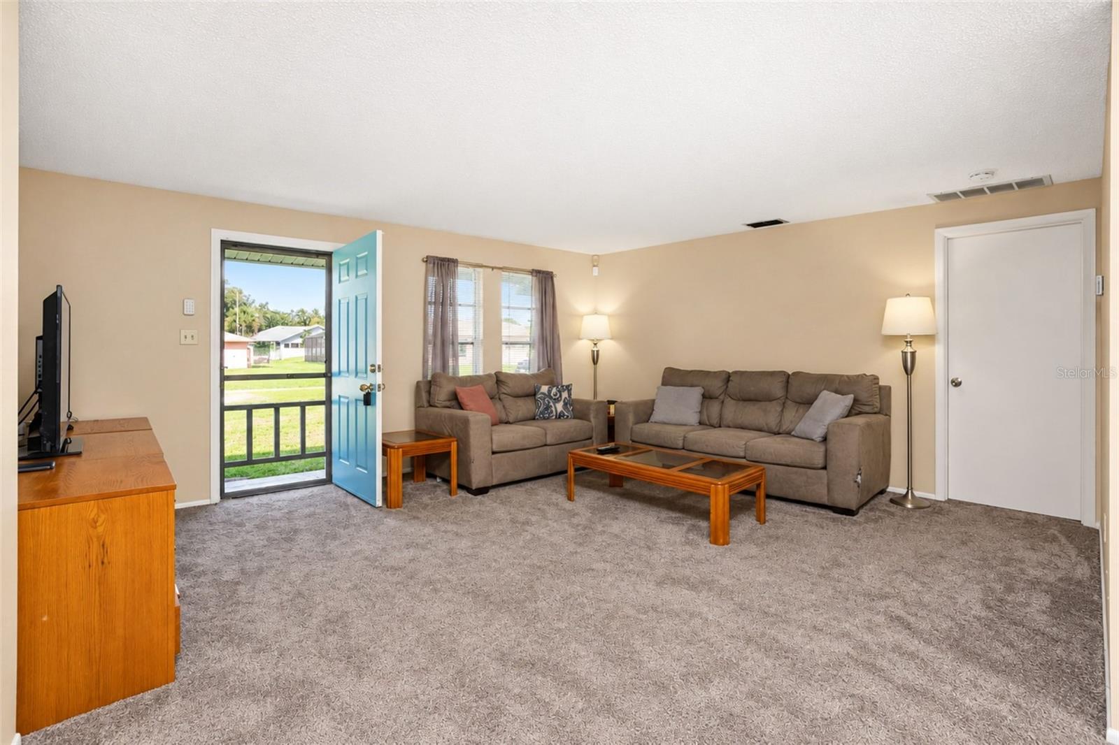 Enter into living room