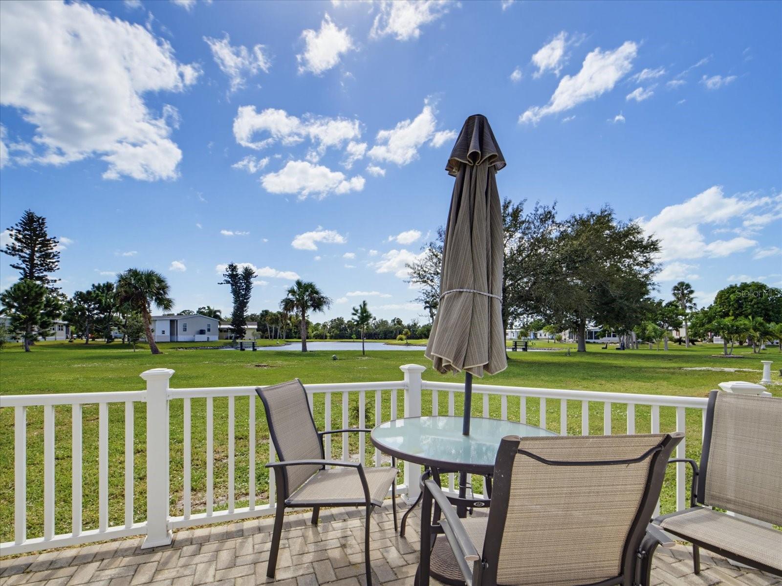 DON'T MISS THE BACKYARD VIEW! SPEND YOUR WINTER MORNINGS OR EVENINGS ON THE PATIO.