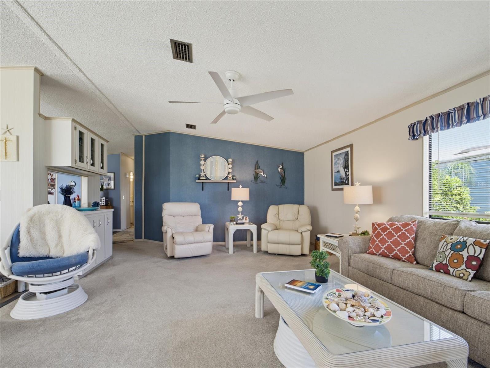LIVING ROOM. LIVING ROOM.