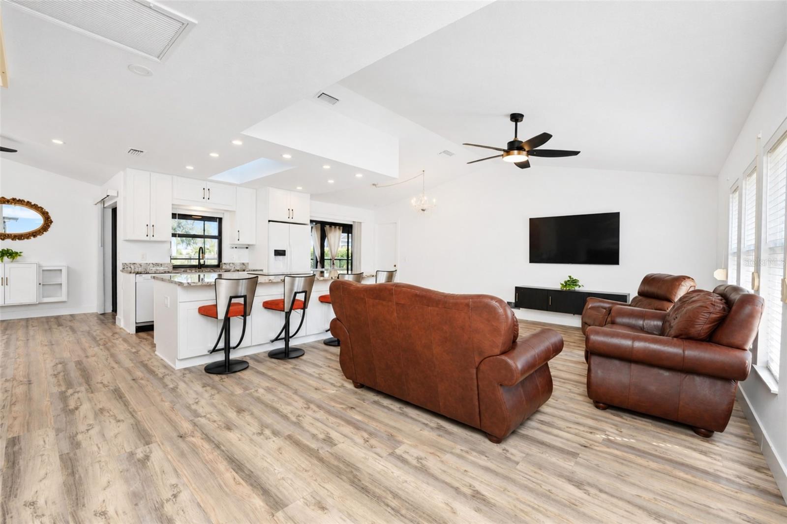Open floor plan Open floor plan