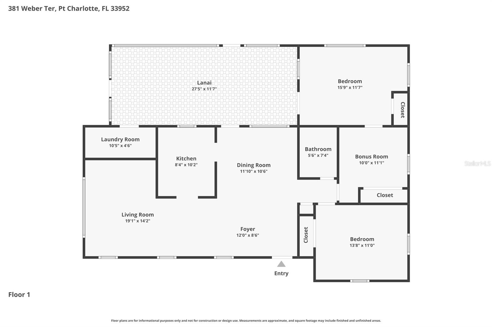 381 WEBER TERRACE, Port Charlotte, FL 33952