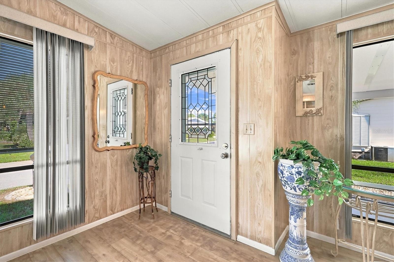 Welcoming front entry