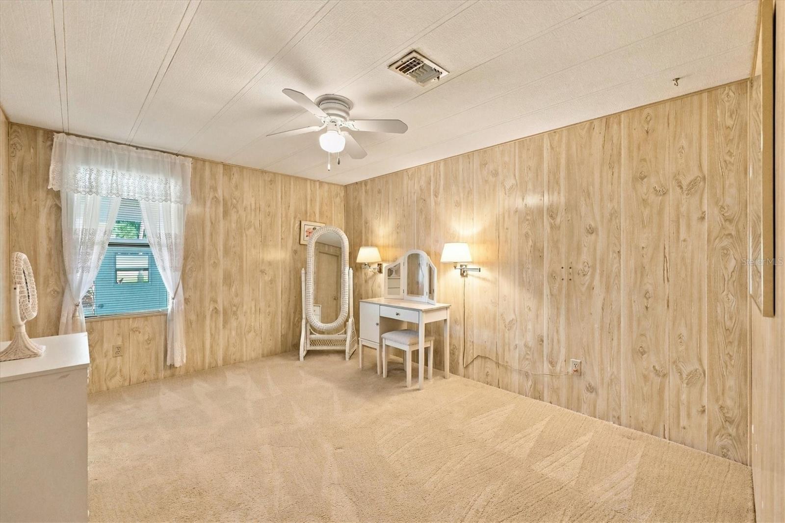 Sizable guest bedroom
