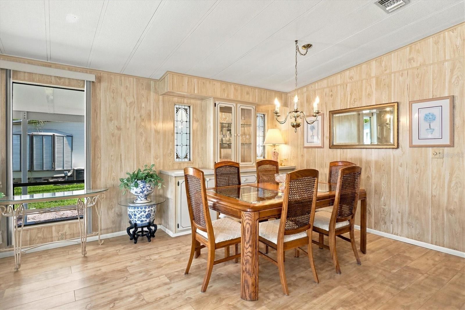 Formal dining area