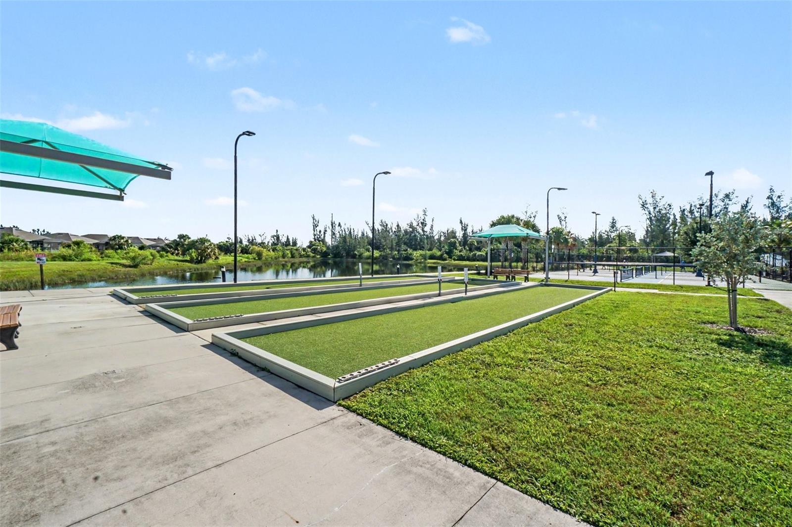 Amenities Center Bocci Ball Court