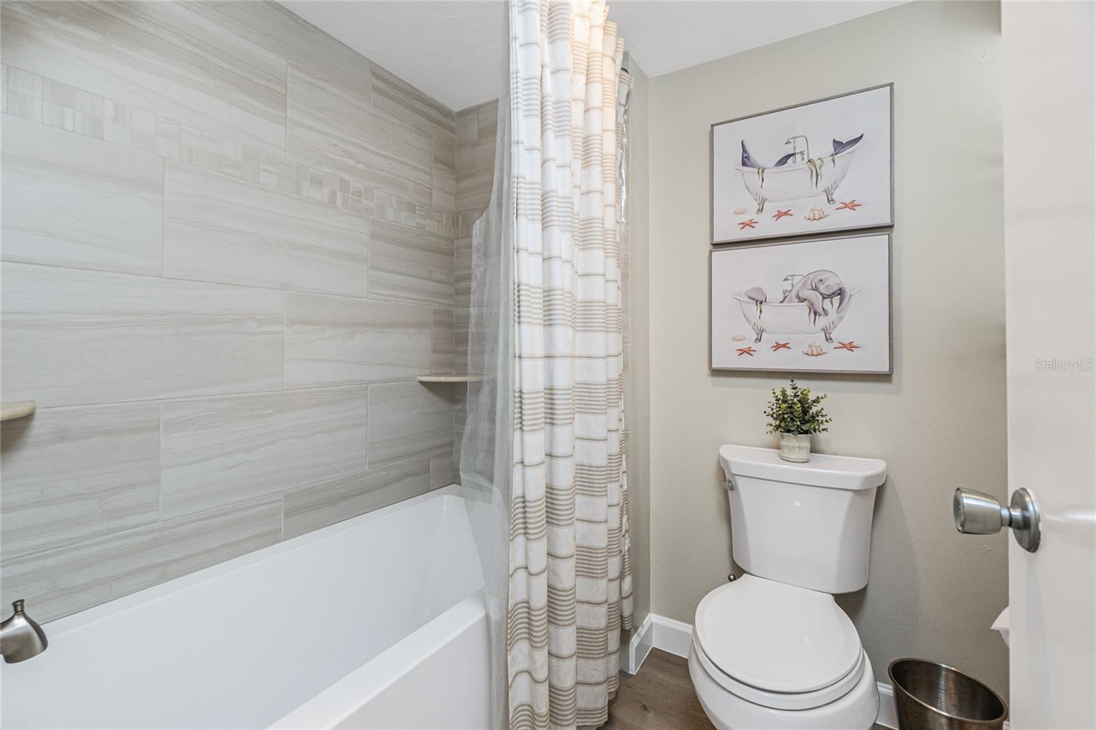 Guest Bath with Shower and Tub