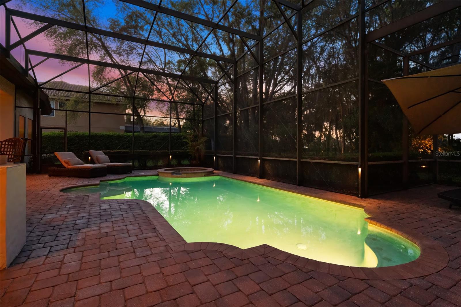 Twilight Pool/Lanai