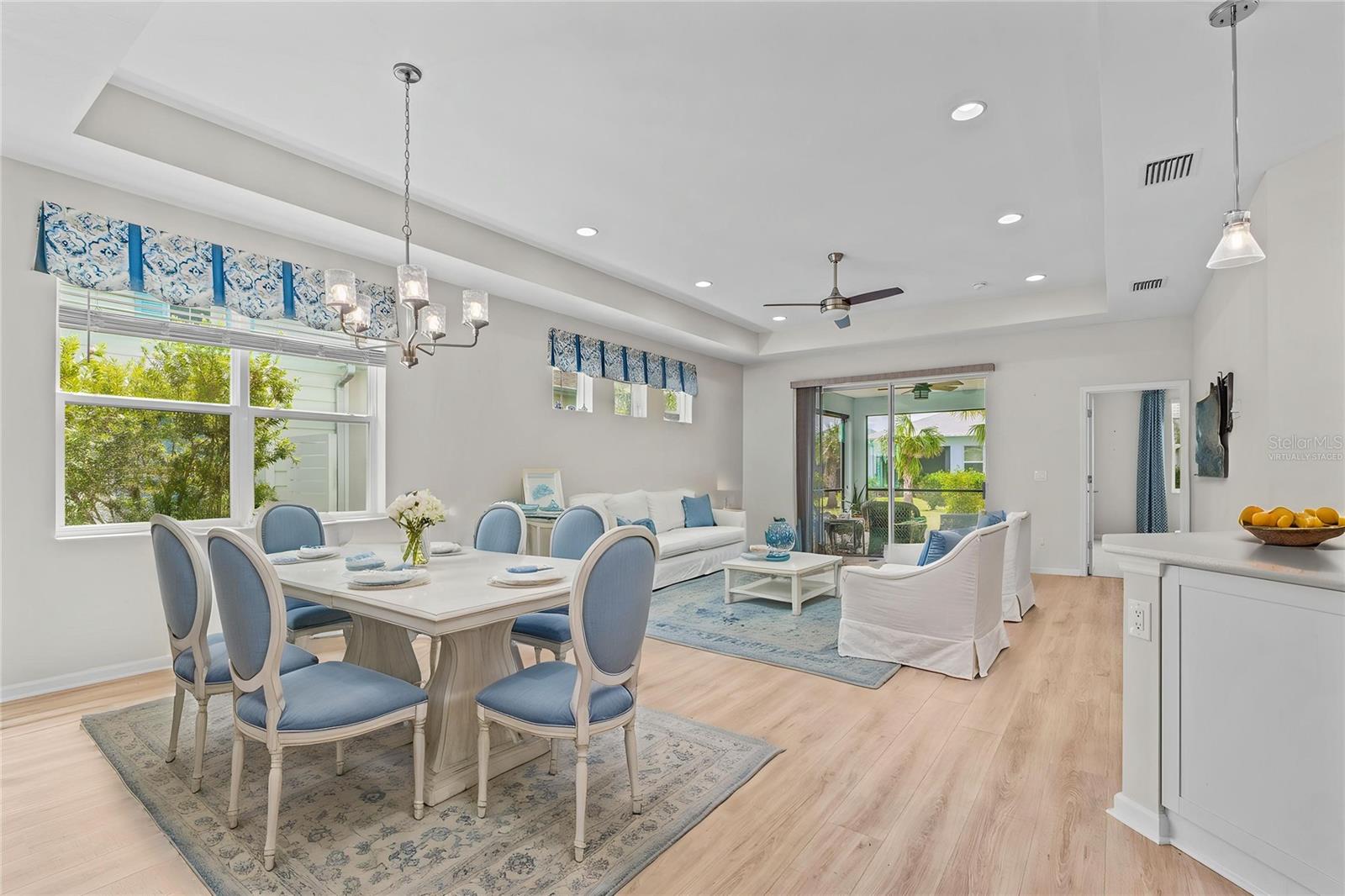 Virtually Staged - Open Floorplan is Light & Bright