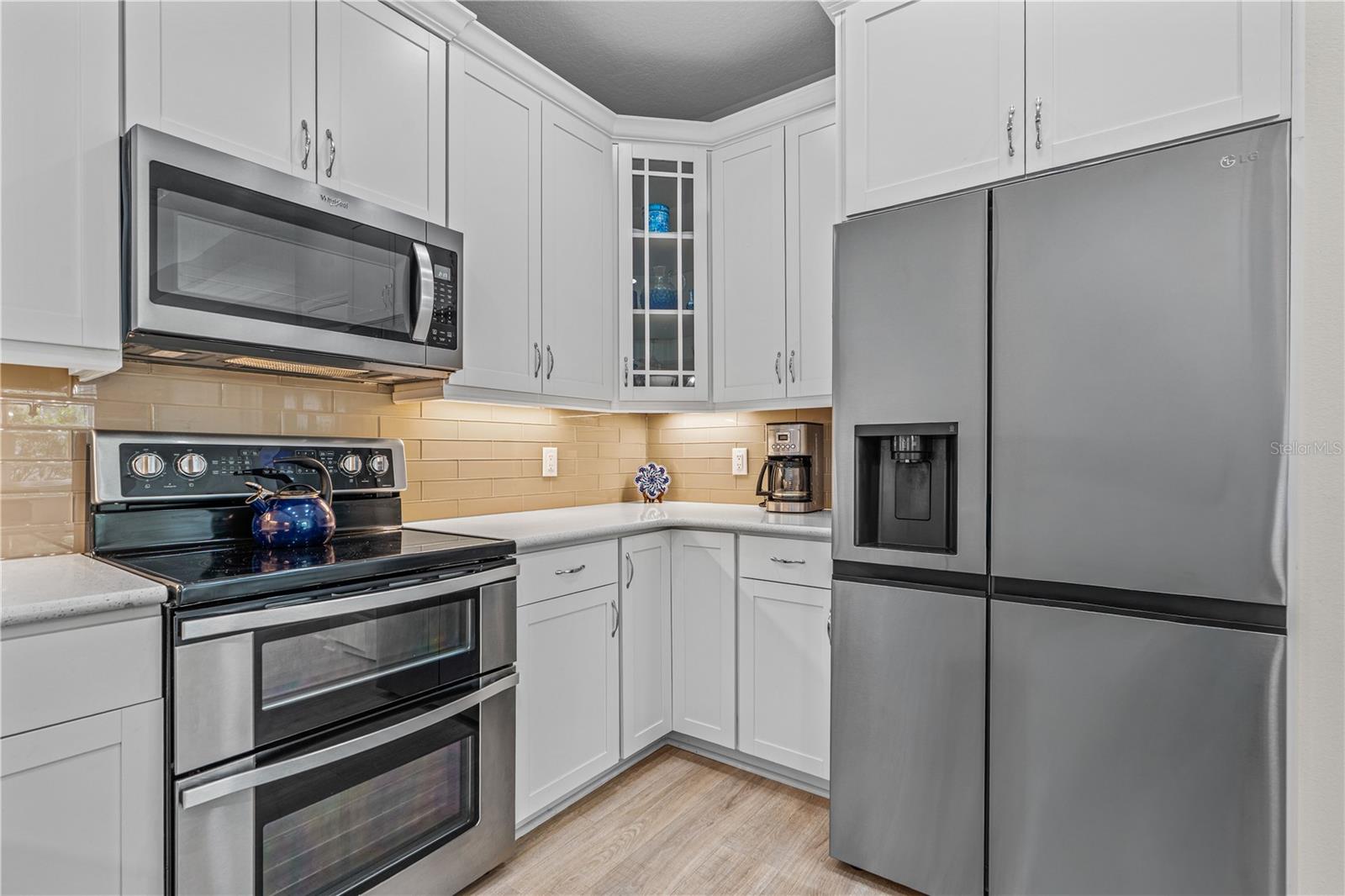 Pantry & 1 Glass Display Cabinet Too