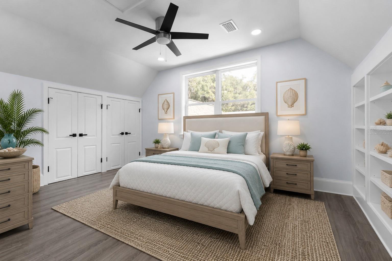 Upstairs Bedroom - virtually staged