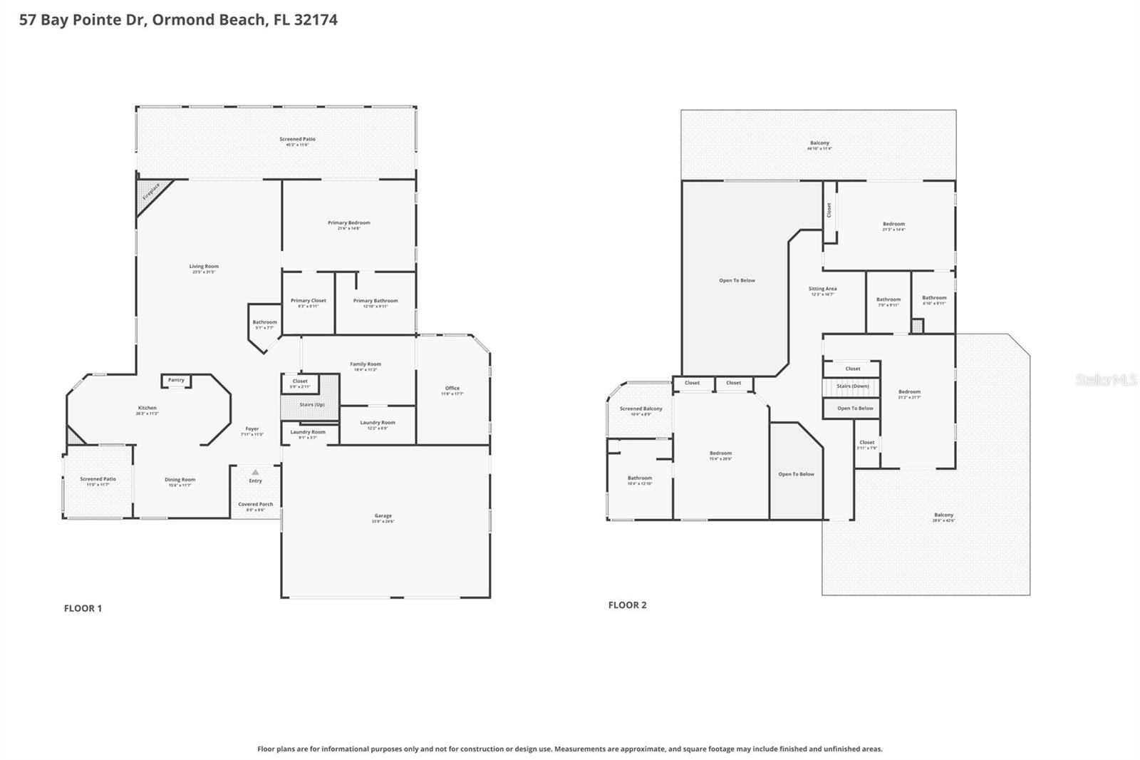 57 BAY POINTE DRIVE, Ormond Beach, FL 32174